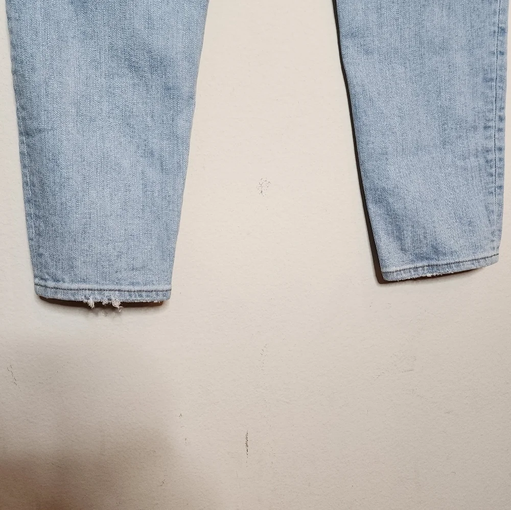 Madewell 9" high-Rise Skinny Crop Jeans in Asbury Wash: Button-Front Edition - Picture 8 of 15